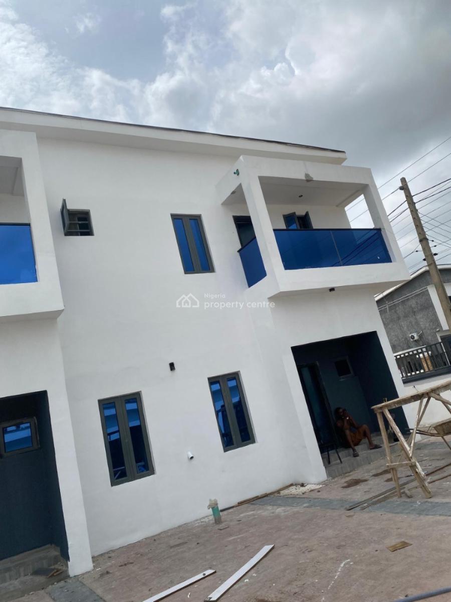 Newly Built and Well Finished 4 Bedroom Terrace Duplex, Opposite General Paint, Abraham Adesanya, Ajah, Lagos, Terraced Duplex for Sale