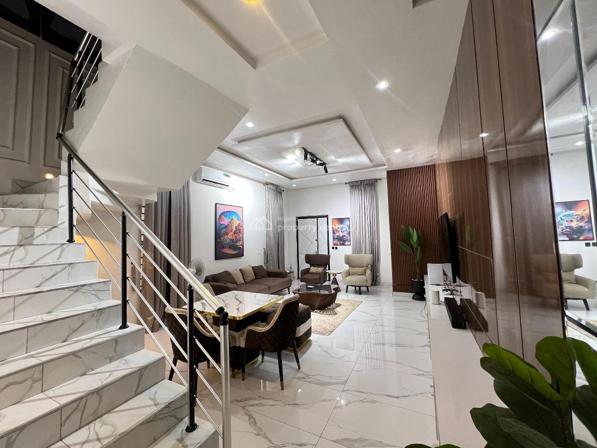 Luxury 4-bedroom Apartment with Premium Finishes, Ikota Villa Estate, Ikota, Lekki, Lagos, Flat / Apartment Short Let