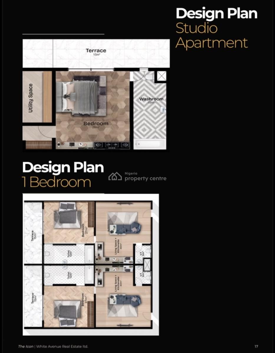 1,2,3 Bedrooms Spacious Luxury Apartments Homes, Zone 7, Wuse, Abuja, House for Sale