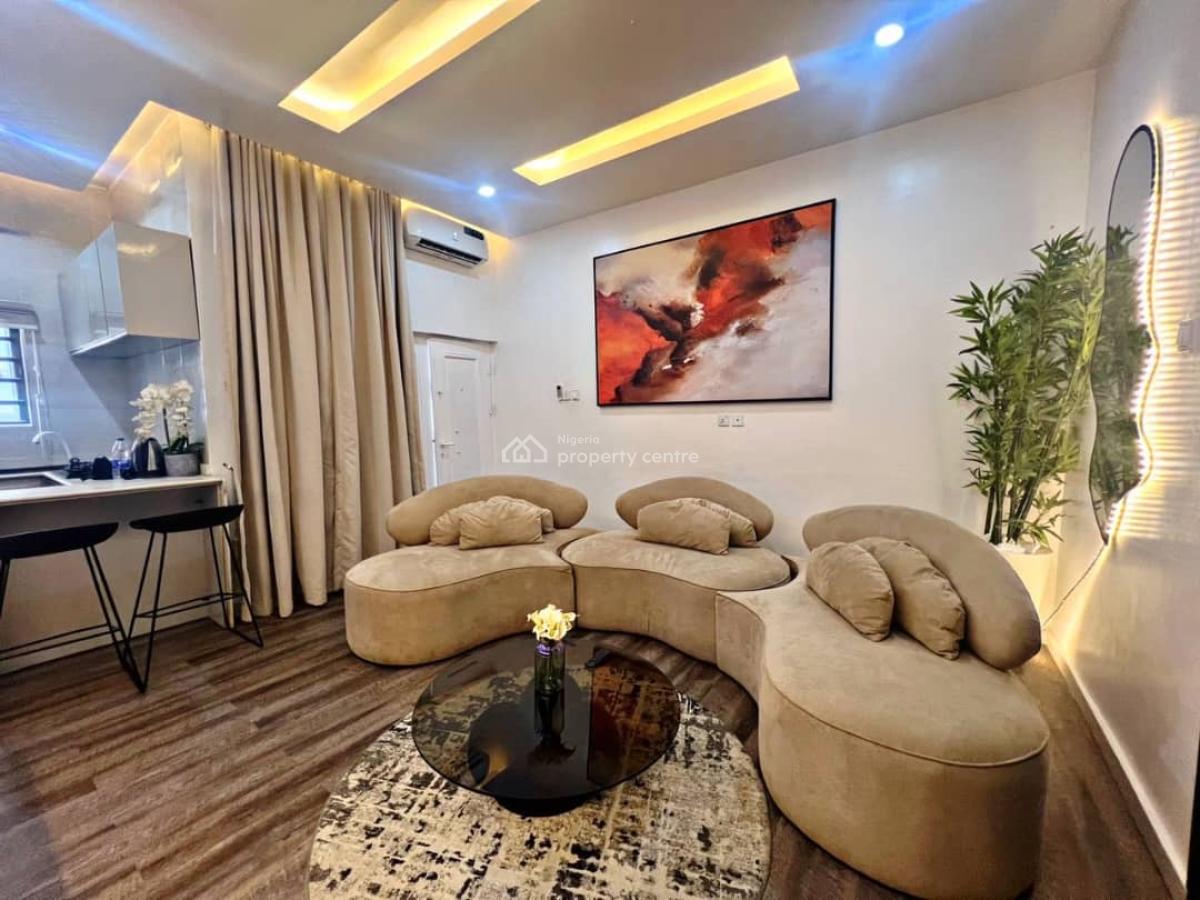 Beautifully Furnished 1-bedroom Apartment, Salem, Ikate, Lekki, Lagos, Flat / Apartment Short Let