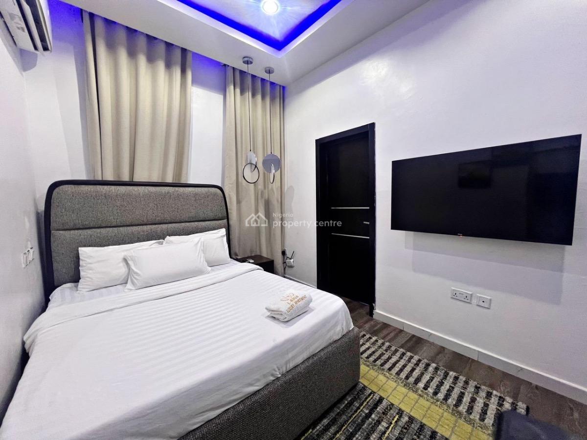 Beautifully Furnished 1-bedroom Apartment, Salem, Ikate, Lekki, Lagos, Flat / Apartment Short Let