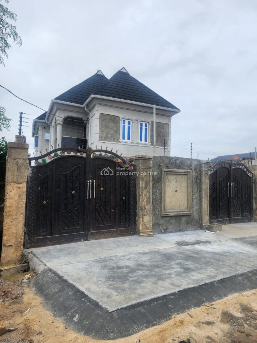 Newly Built 2-bedroom Flat with P.o.p, Ensuit, Separate Water Tank, Temple,off End of Olaniyi Street, New Oko-oba, Agege, Lagos, Flat / Apartment for Rent