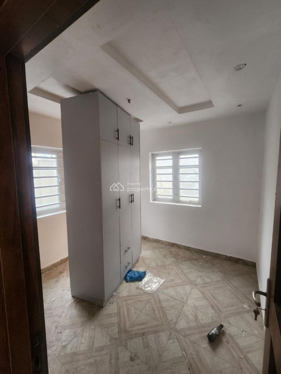 Newly Built 2-bedroom Flat with P.o.p, Ensuit, Separate Water Tank, Temple,off End of Olaniyi Street, New Oko-oba, Agege, Lagos, Flat / Apartment for Rent