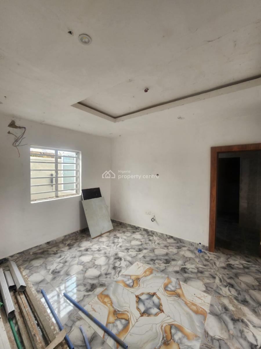 Newly Built 2-bedroom Flat with P.o.p, Ensuit, Separate Water Tank, Temple,off End of Olaniyi Street, New Oko-oba, Agege, Lagos, Flat / Apartment for Rent