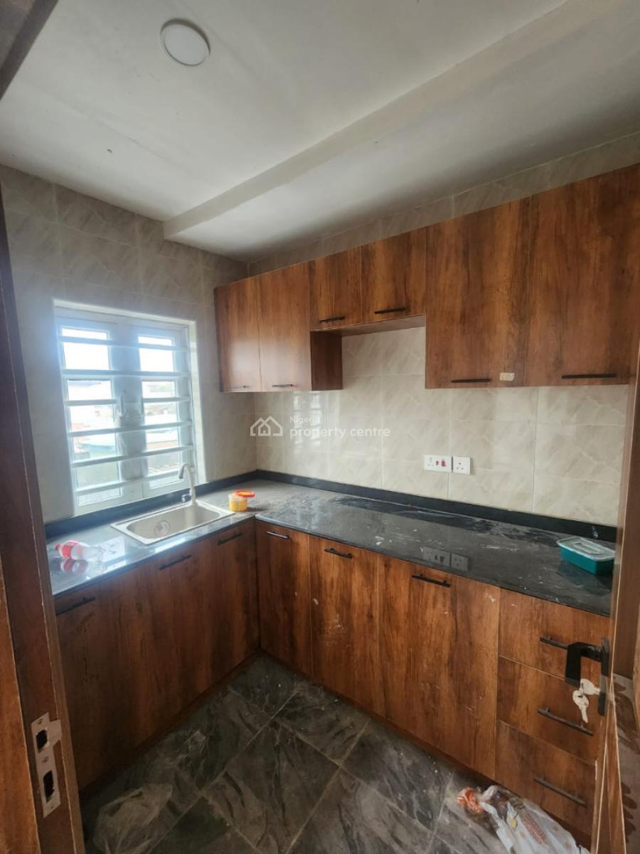 Newly Built 2-bedroom Flat with P.o.p, Ensuit, Separate Water Tank, Temple,off End of Olaniyi Street, New Oko-oba, Agege, Lagos, Flat / Apartment for Rent