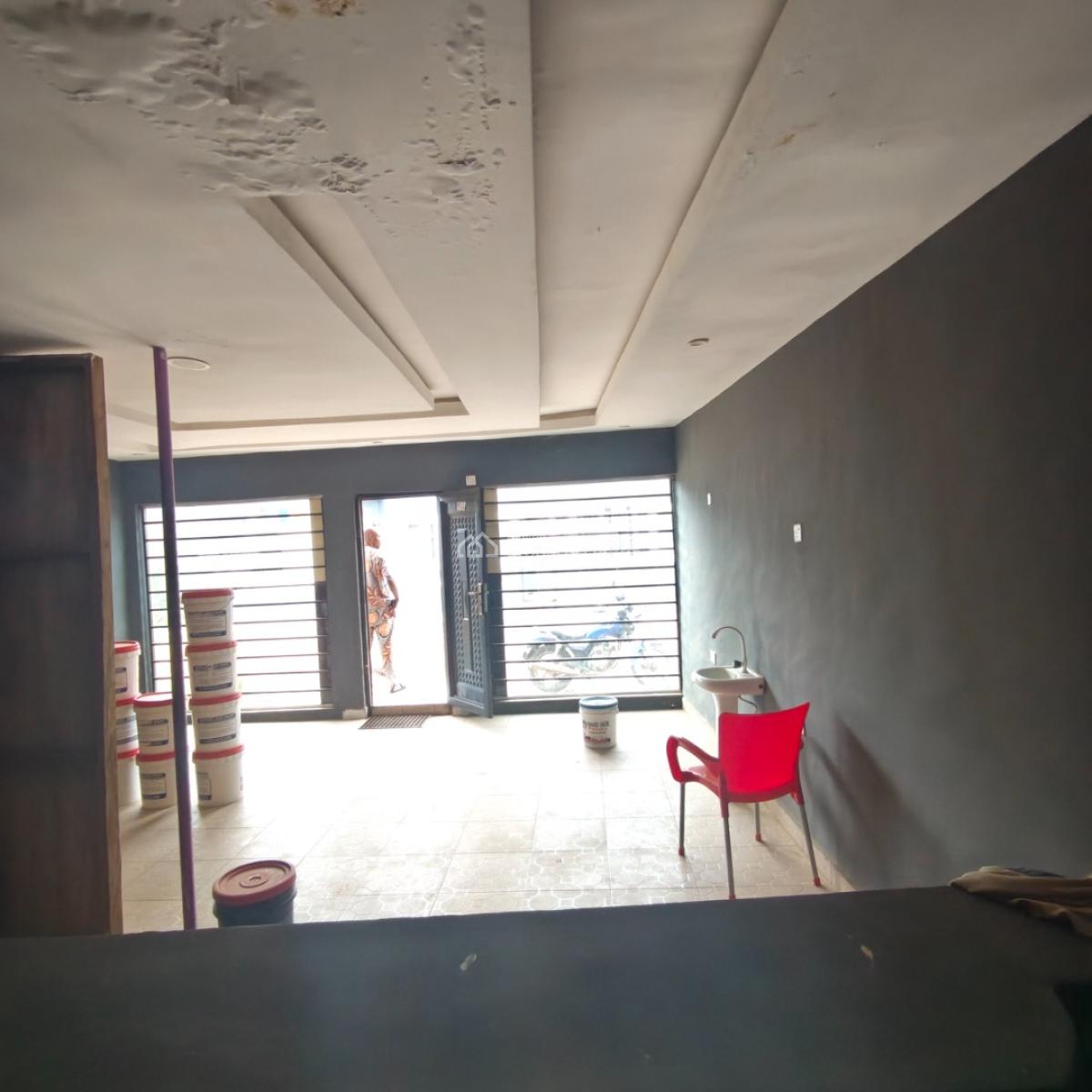 Spacious Commercial Space Near Bus Stop, Short Drive From Arepo/ Magboro Bus Stop, Asese, Ibafo, Ogun, Office Space for Sale