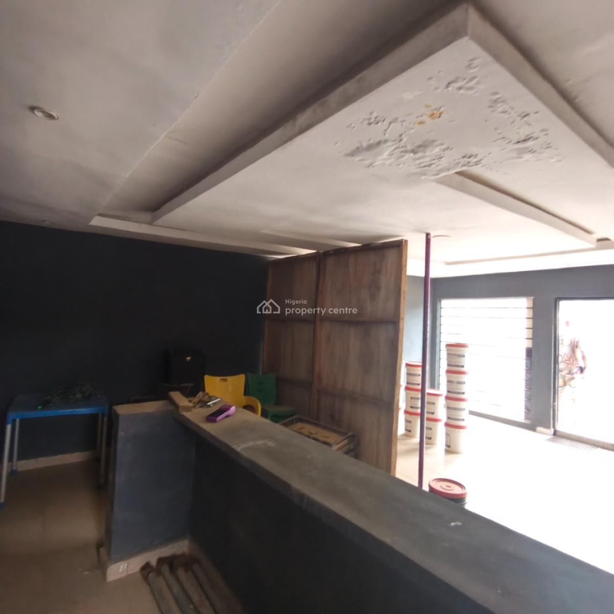 Spacious Commercial Space Near Bus Stop, Short Drive From Arepo/ Magboro Bus Stop, Asese, Ibafo, Ogun, Office Space for Sale