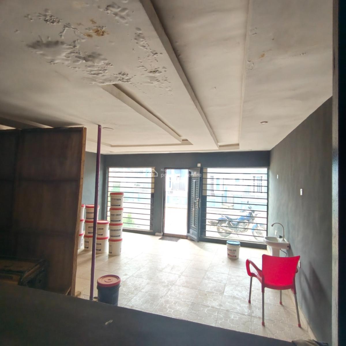 Spacious Commercial Space Near Bus Stop, Short Drive From Arepo/ Magboro Bus Stop, Asese, Ibafo, Ogun, Office Space for Sale