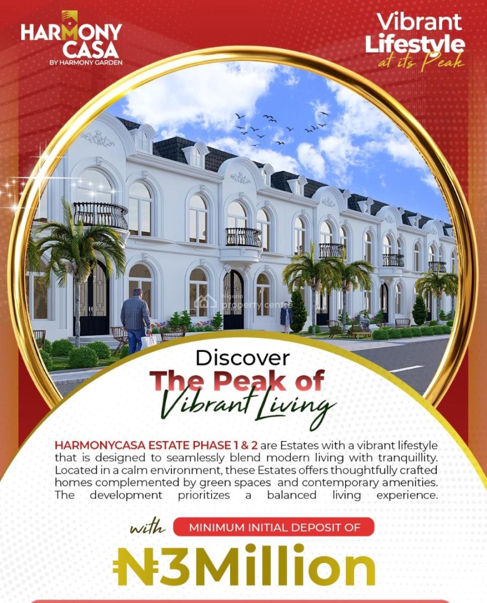 Vibrant Lifestyle at Its Peak, Harmony Casa Estate, Facing Exp at Seidu Imare Airport Govt Resettleme, Ibeju Lekki, Lagos, Mixed-use Land for Sale