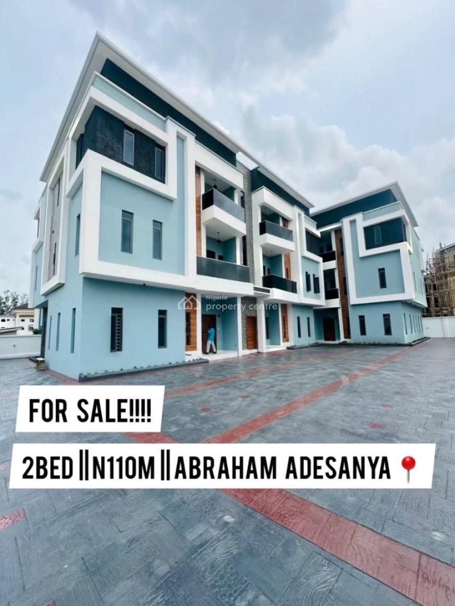 Contemporary 2 Bedroom Apartments with En-suite Rooms, Abraham Adesanya, Ajah, Lagos, Block of Flats for Sale