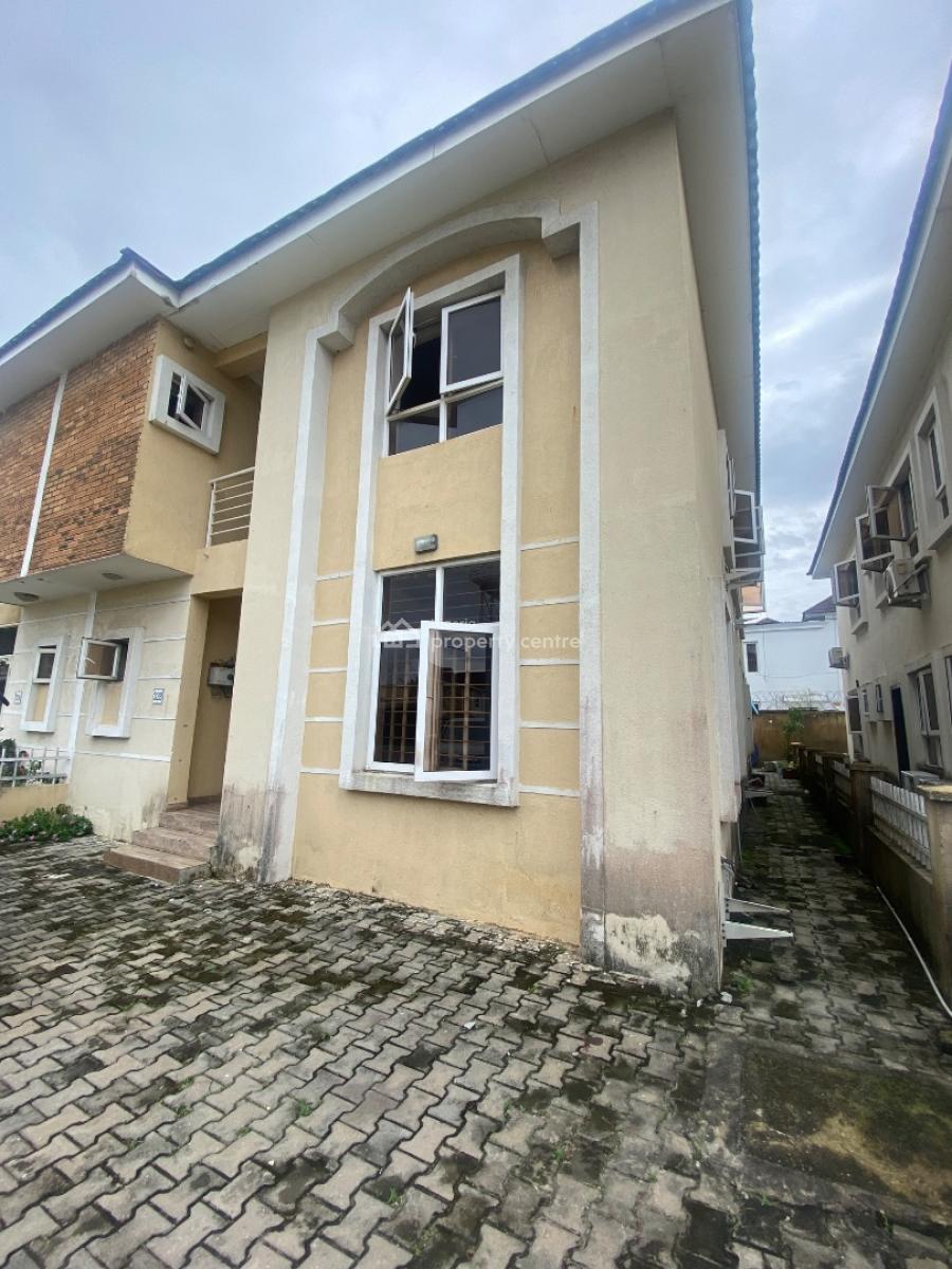 Serene 4 Bedroom Semi-detached Duplex Plus Bq and 24hrs Power, Osapa, Lekki, Lagos, Semi-detached Duplex for Rent