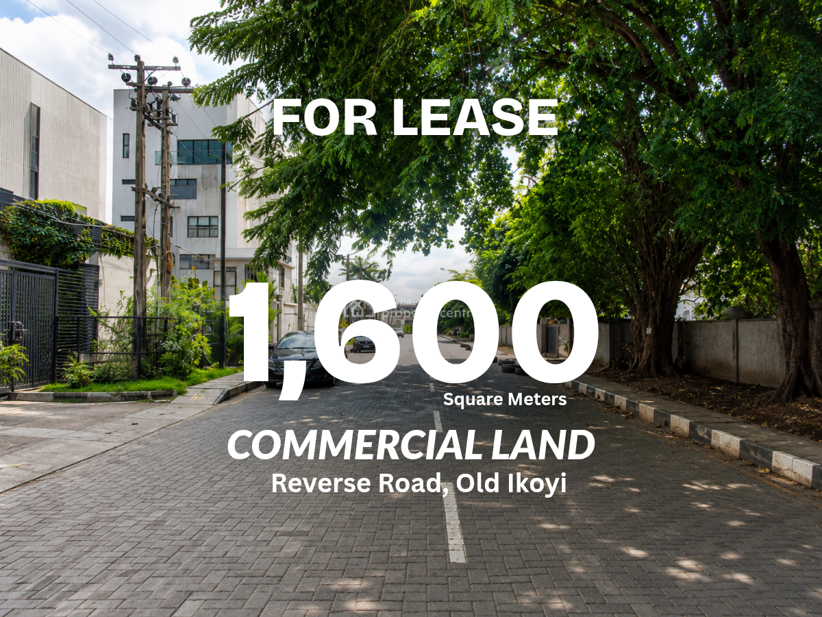 1,600 Sqm Prime Commercial Land, Reeve Road, Ikoyi, Lagos, Commercial Land for Rent