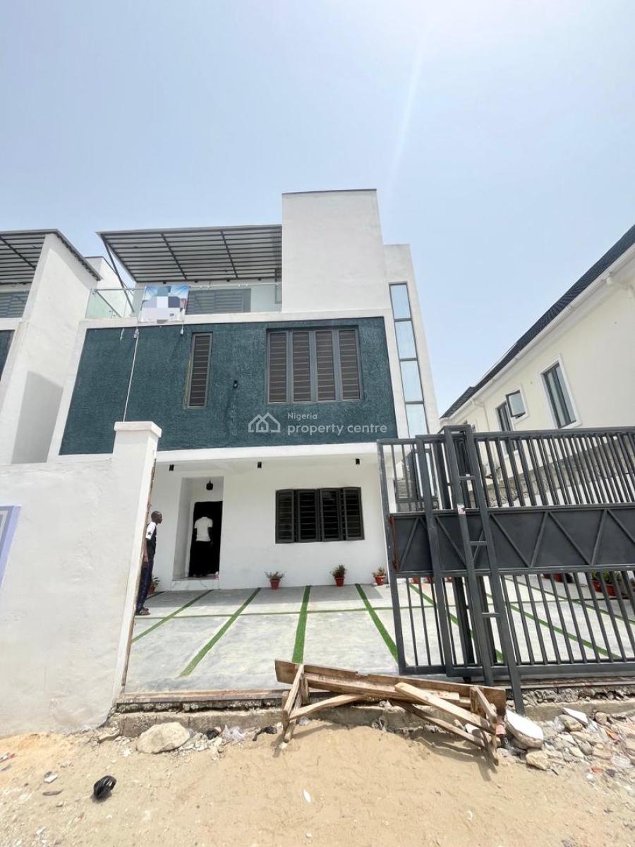 Luxury 4bedroom Semi Detached House with Bq, Ologolo Lekki Lagos, Lekki, Lagos, Semi-detached Duplex for Rent