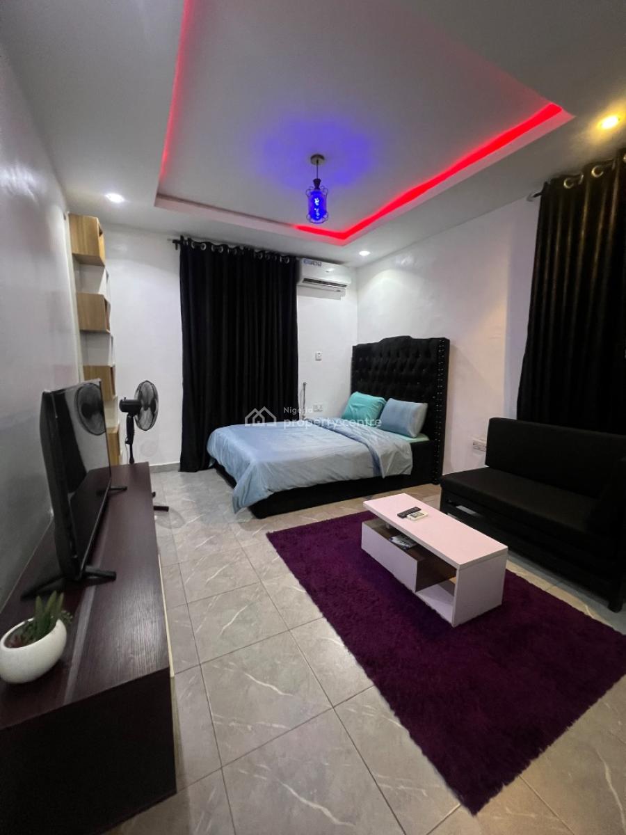 Serviced Furnished Monthly Stay Studio Apartment, Jibowu, Yaba, Lagos, Self Contain (single Rooms) for Rent