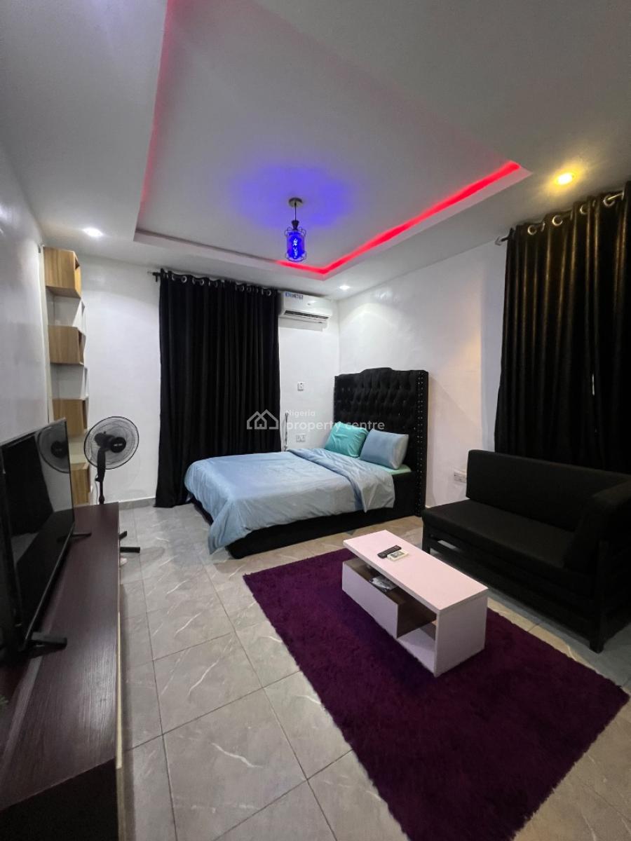 Serviced Furnished Monthly Stay Studio Apartment, Jibowu, Yaba, Lagos, Self Contain (single Rooms) for Rent