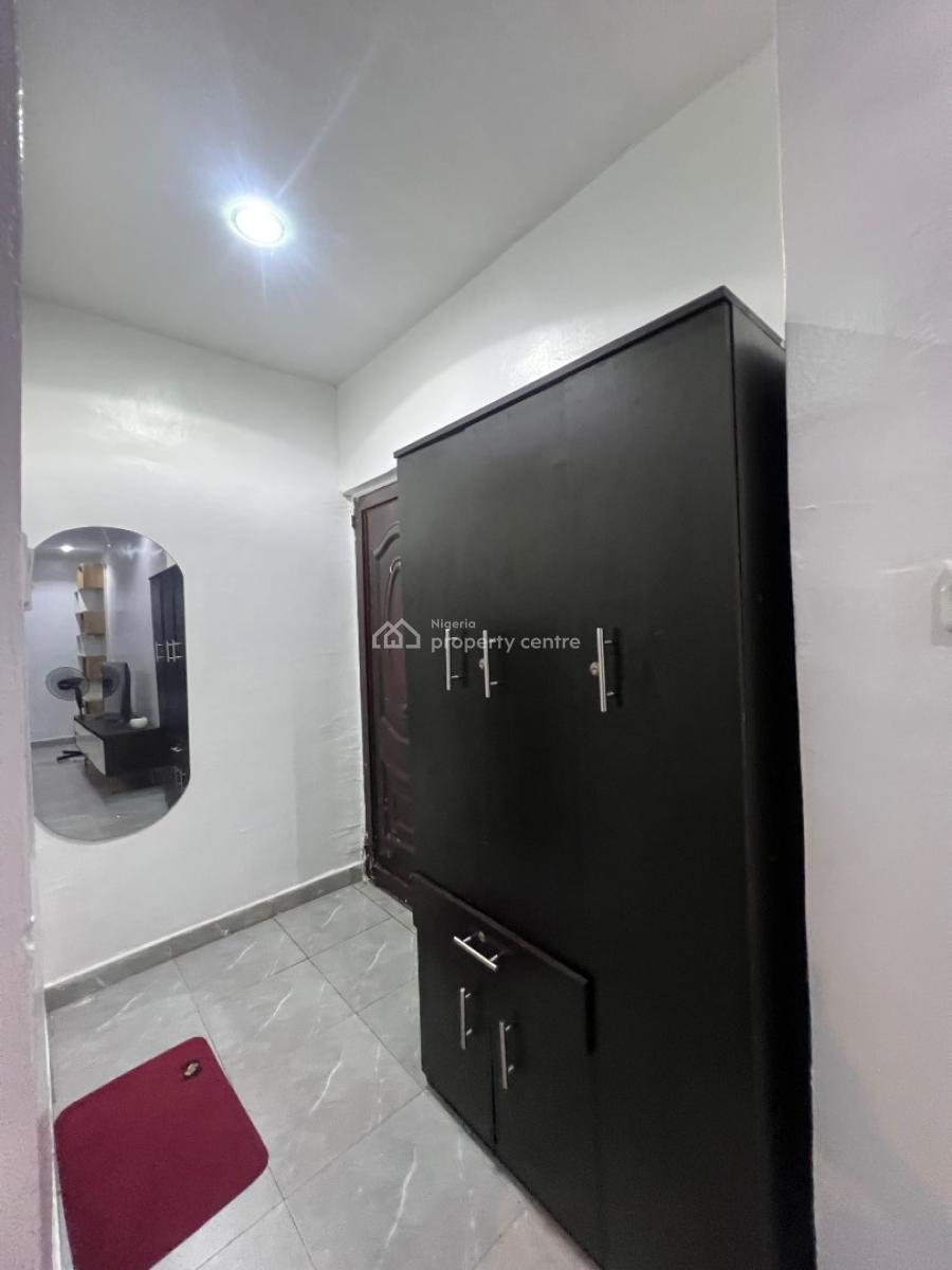Serviced Furnished Monthly Stay Studio Apartment, Jibowu, Yaba, Lagos, Self Contain (single Rooms) for Rent