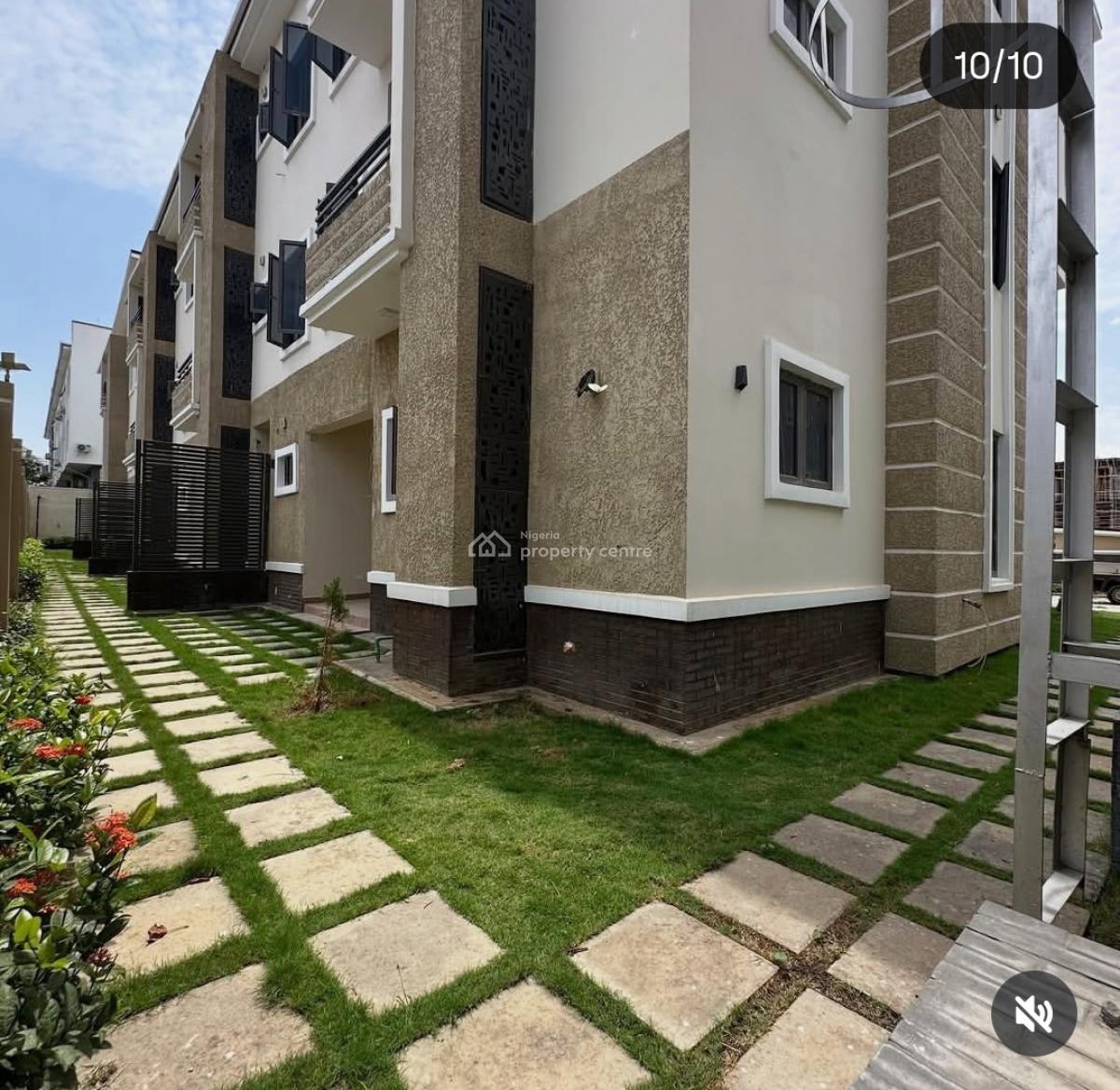 Newly Built Standard 4 Bedrooms Terrace Duplex + Bq, Jahi, Abuja, Terraced Duplex for Sale