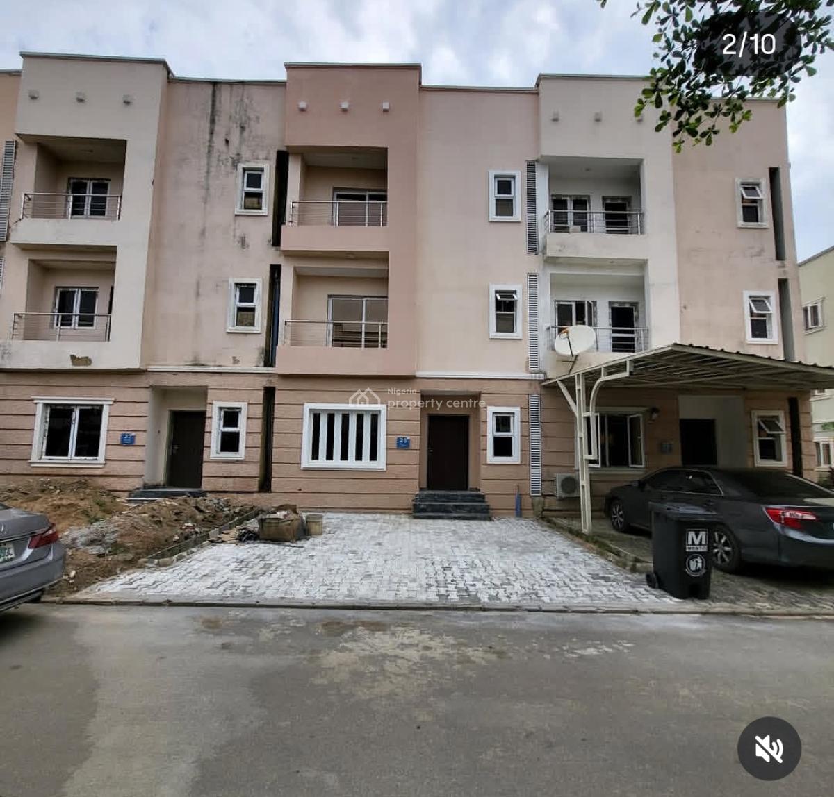Newly Built 4 Bedrooms Terrace Duplex with Bq, By Cedarcrest, Apo, Abuja, Terraced Duplex for Sale