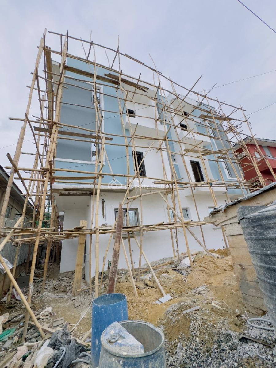 Well Built to Taste 4 Bedrooms Terrace Duplex, Stunningly Designed Home in a Well Secured Neighborhood, Gbagada, Lagos, Terraced Duplex for Sale