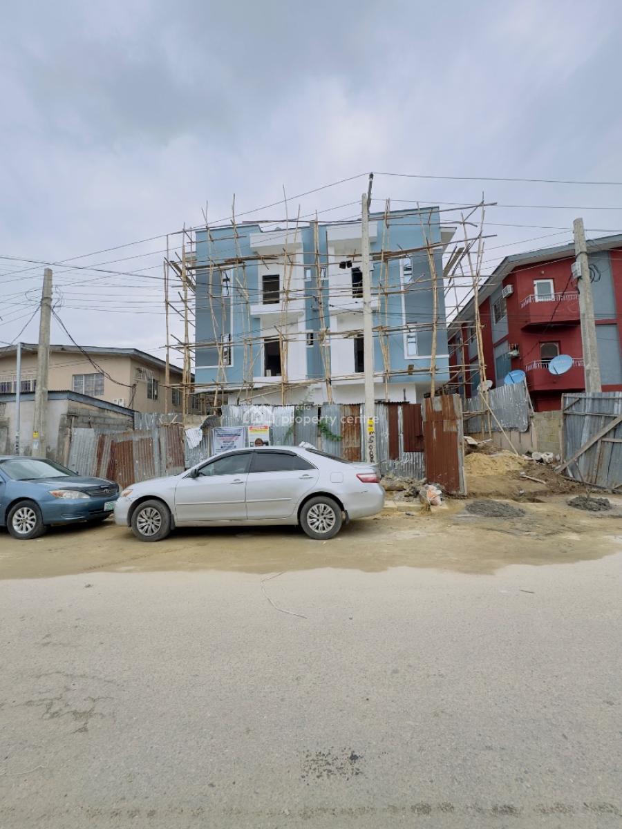 Well Built to Taste 4 Bedrooms Terrace Duplex, Stunningly Designed Home in a Well Secured Neighborhood, Gbagada, Lagos, Terraced Duplex for Sale
