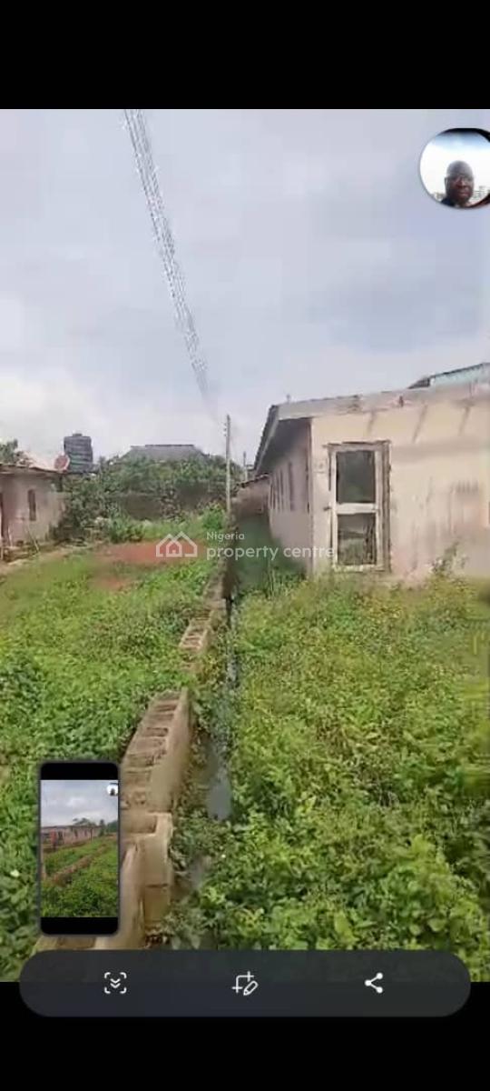 Structure Convertible to Mini Flats Or 3 Bedroom on Half Plot, Papa, Ifo, Ogun, Detached Bungalow for Sale