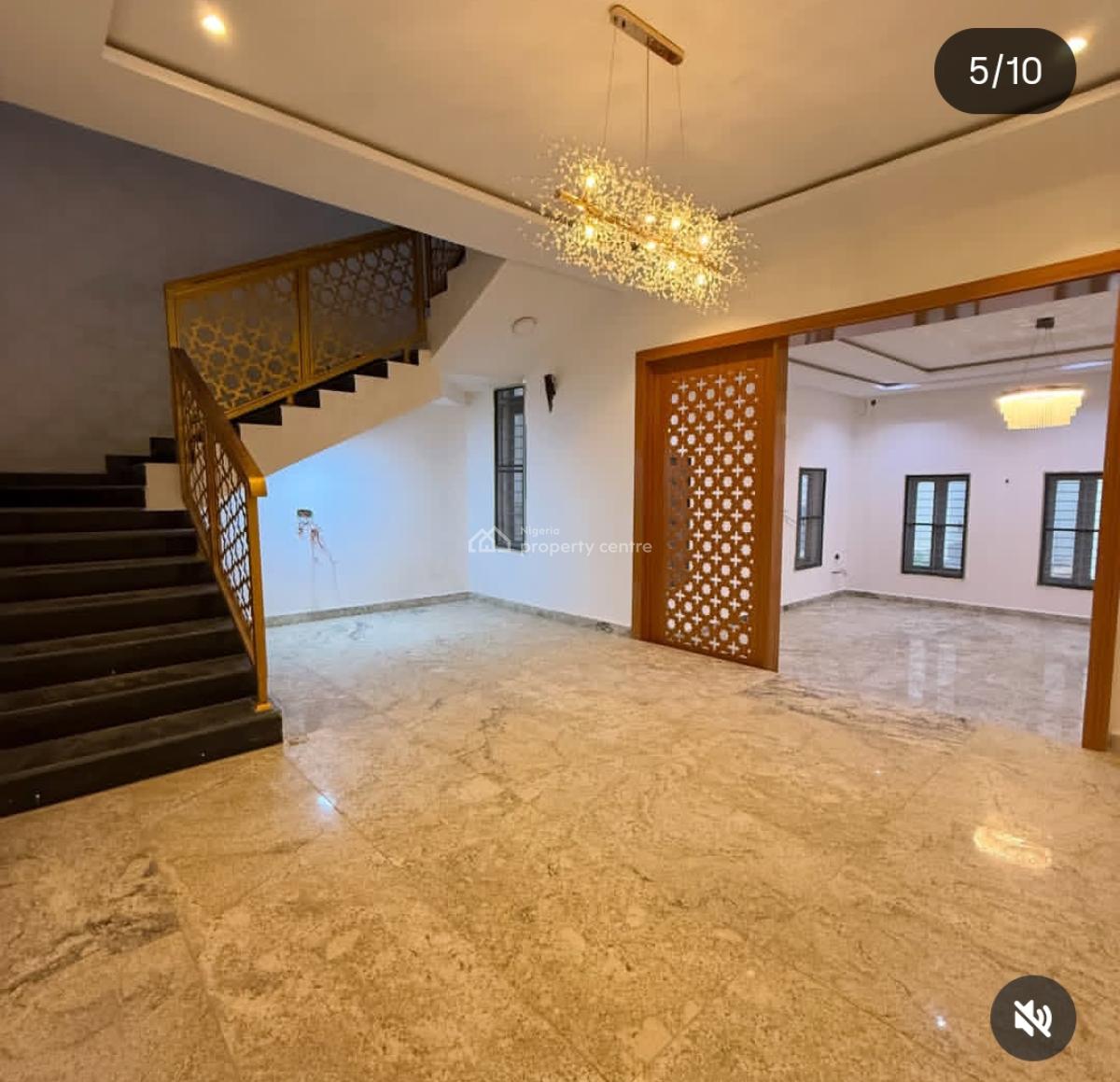 Brand New 5 Bedrooms Semi Detached Duplex with Bq, Admiralty Estate, Asokoro District, Abuja, Semi-detached Duplex for Sale