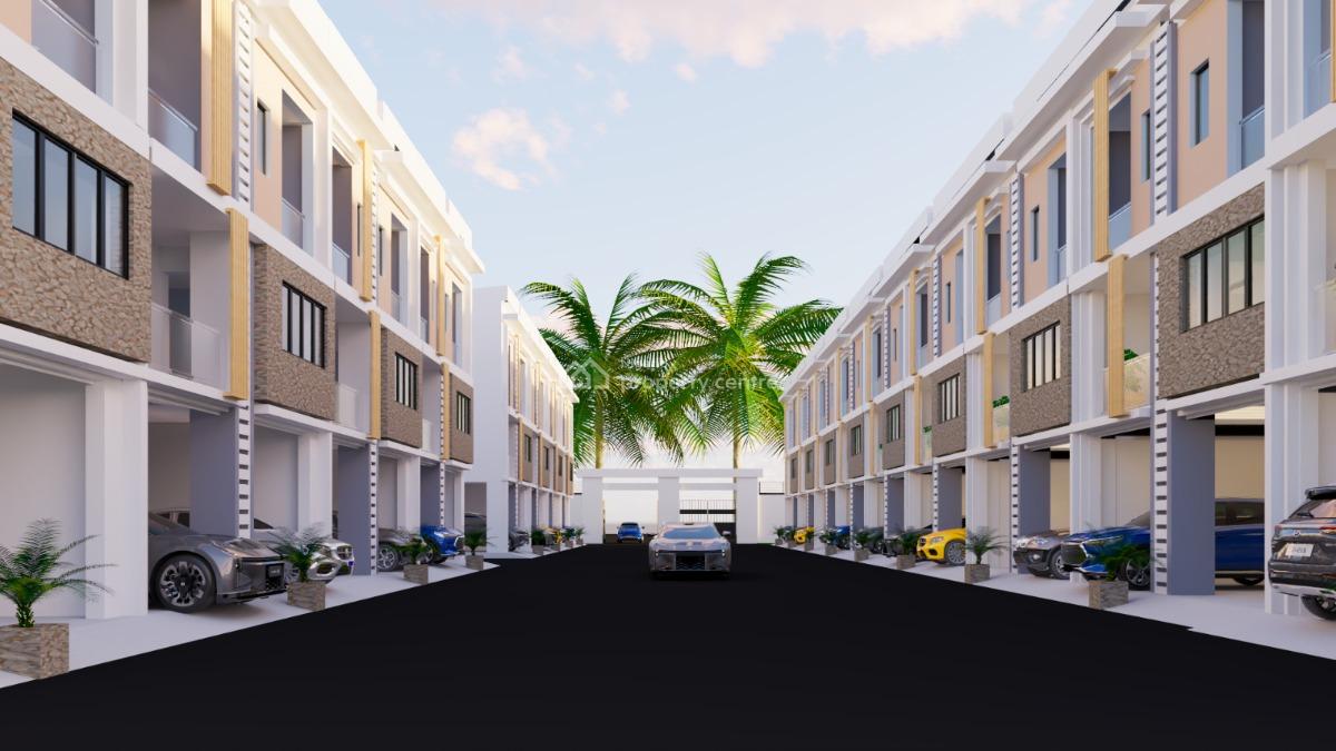 Luxury 4 Bedroom Terrace Duplex with Boys Quarters, Providence Court, Awoyaya, Ibeju Lekki, Lagos, Terraced Duplex for Sale