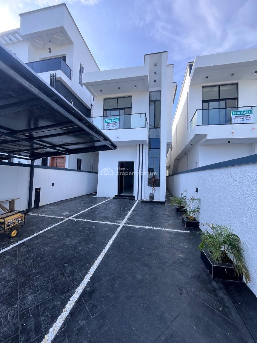 Newly 5-bedroom Fully Detached Houses with 1-room Boys ,swimming Pool, Atlantis Nominee Estate By General Paint Busstop Pepperoni, Olokonla, Ajah, Lagos, Detached Duplex for Sale