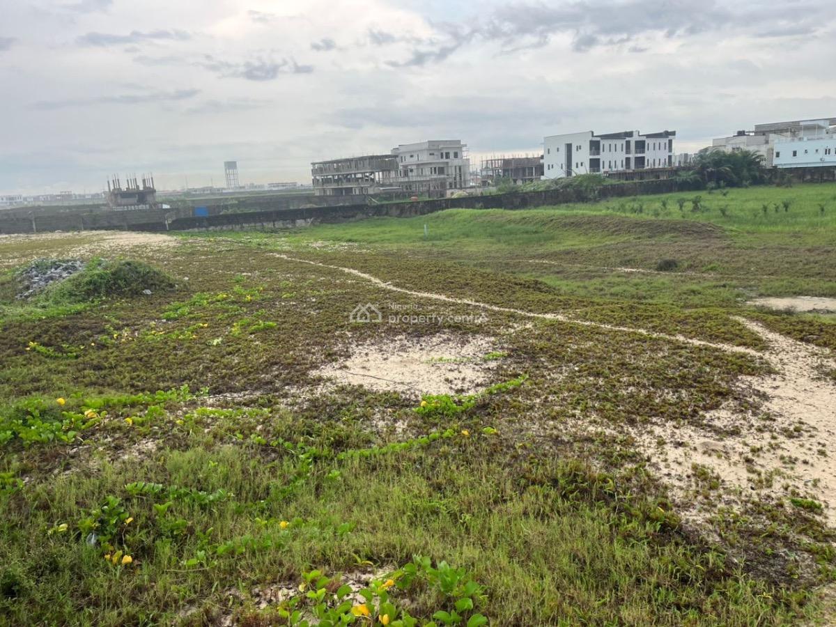 16,330sqm Beach Front Bare-land Fenced & Gated Land, Chevron, New Road, Lekki, Lagos, Mixed-use Land for Sale