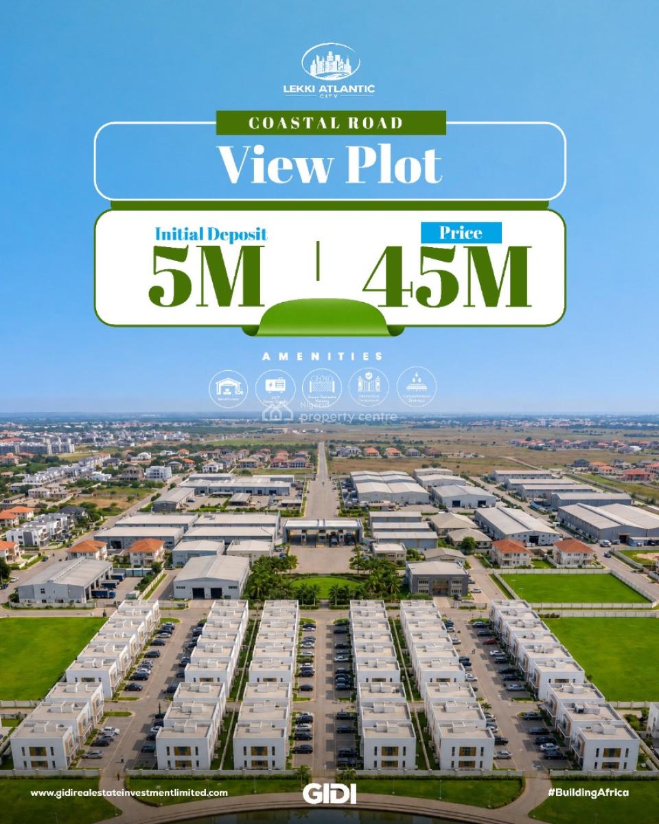 Coastal Road View Plot, Lekki Atlantic City, Ibeju Lekki, Lagos, Commercial Land for Sale