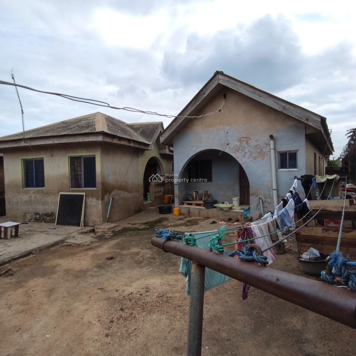 Two Blocks of 4 Units Mini Flats on Half Plot, Short Drive From Arepo, Asese, Asese, Ibafo, Ogun, Block of Flats for Sale