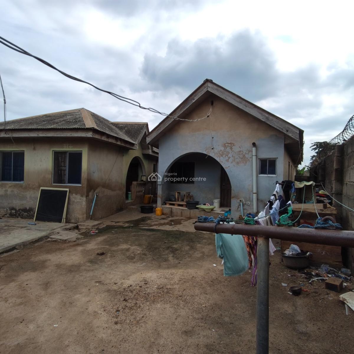 Two Blocks of 4 Units Mini Flats on Half Plot, Short Drive From Arepo, Asese, Asese, Ibafo, Ogun, Block of Flats for Sale