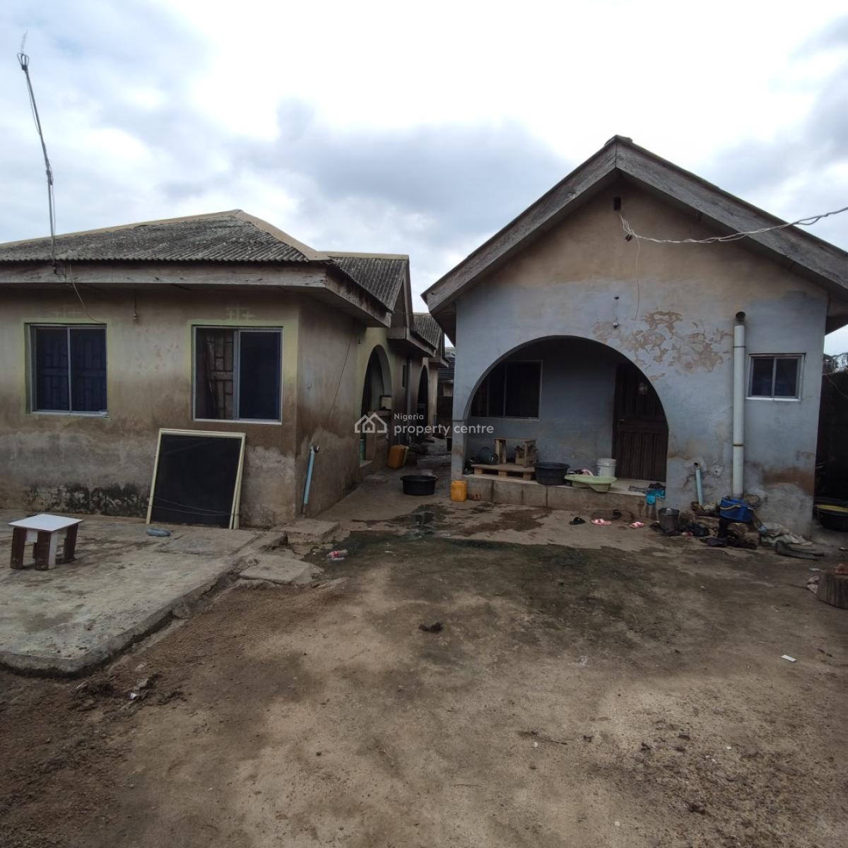 Two Blocks of 4 Units Mini Flats on Half Plot, Short Drive From Arepo, Asese, Asese, Ibafo, Ogun, Block of Flats for Sale