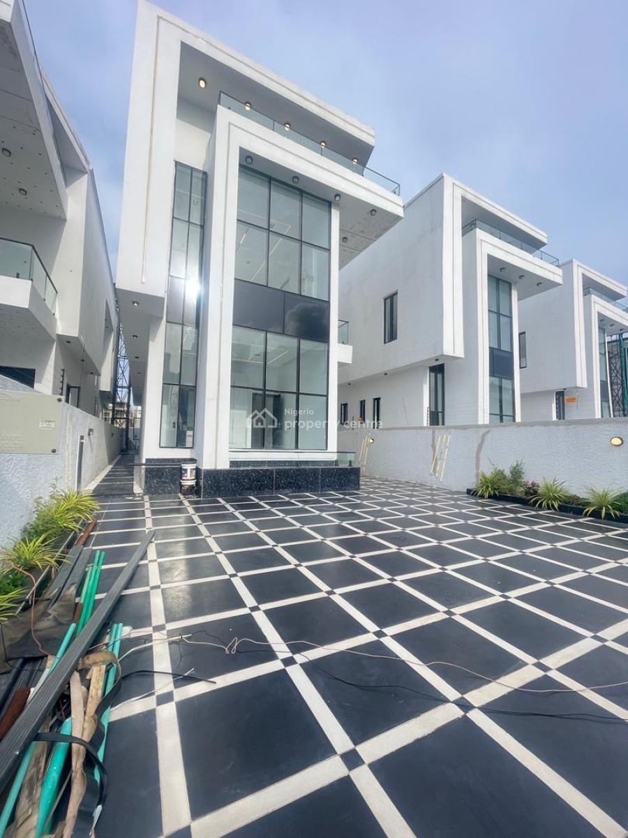 5 Bedroom Fully Detached Duplex with Pool, Living Room, Home Office Bq, Ajah, Lagos, Detached Duplex for Sale