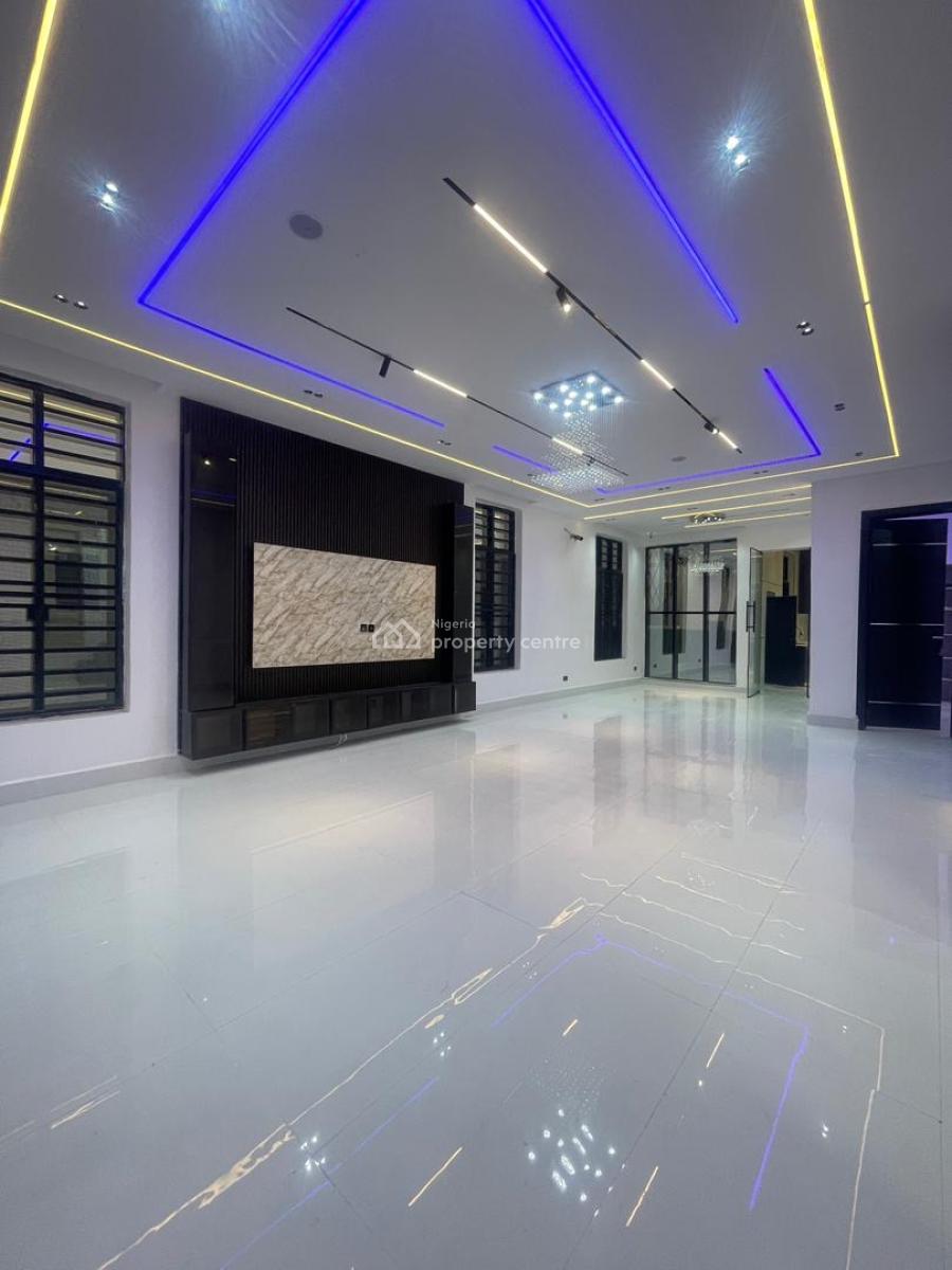 5 Beds Fully Detached Duplex with Pool, Luxury Living Room, Bq, Ajah, Lagos, Detached Duplex for Sale