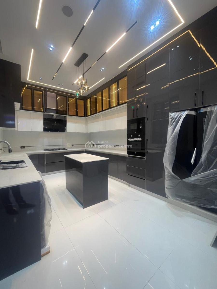 5 Beds Fully Detached Duplex with Pool, Luxury Living Room, Bq, Ajah, Lagos, Detached Duplex for Sale