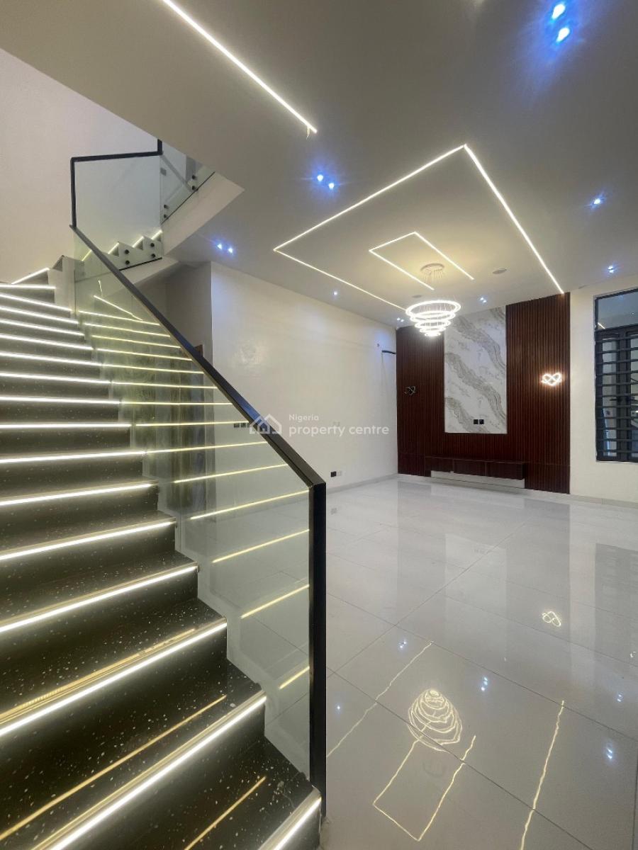4 Beds Semi Detached Duplex Luxury Living Features, Tv Console, Bq, Ajah, Lagos, Semi-detached Duplex for Sale