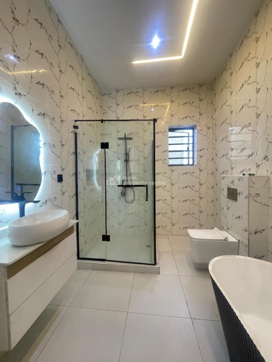 4 Beds Semi Detached Duplex Luxury Living Features, Tv Console, Bq, Ajah, Lagos, Semi-detached Duplex for Sale