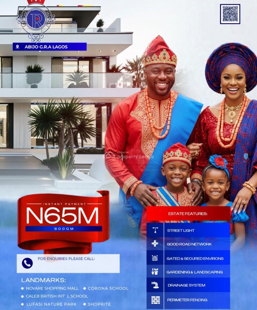 Developed Dry Land for Buy and Build, Haven Court Located 20mins Drive From Novare Shopping Mall Shoprite, Abijo, Lekki, Lagos, Mixed-use Land for Sale