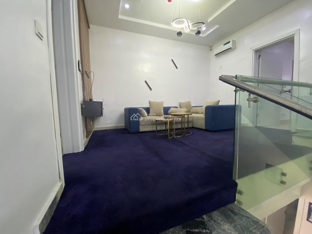 a Tastefully Furnished 4bedroom Terrace with Roof Top, Bq and Swimming, Lekki Phase 1, Lekki, Lagos, Terraced Duplex for Rent