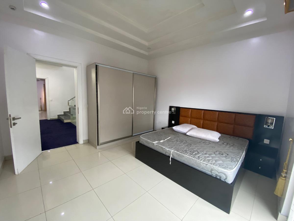 a Tastefully Furnished 4bedroom Terrace with Roof Top, Bq and Swimming, Lekki Phase 1, Lekki, Lagos, Terraced Duplex for Rent