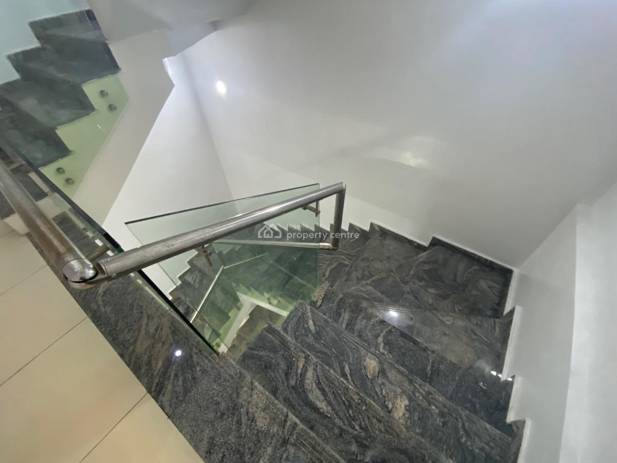 a Tastefully Furnished 4bedroom Terrace with Roof Top, Bq and Swimming, Lekki Phase 1, Lekki, Lagos, Terraced Duplex for Rent