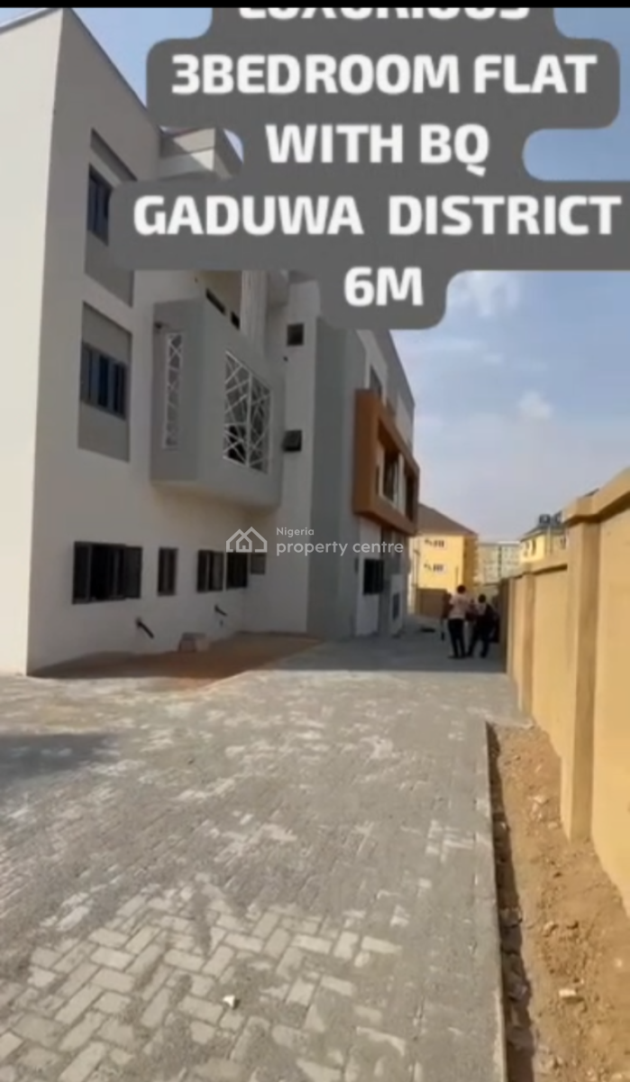 Brand New 3bedroom Apartment, Gaduwa, Abuja, Flat / Apartment for Rent