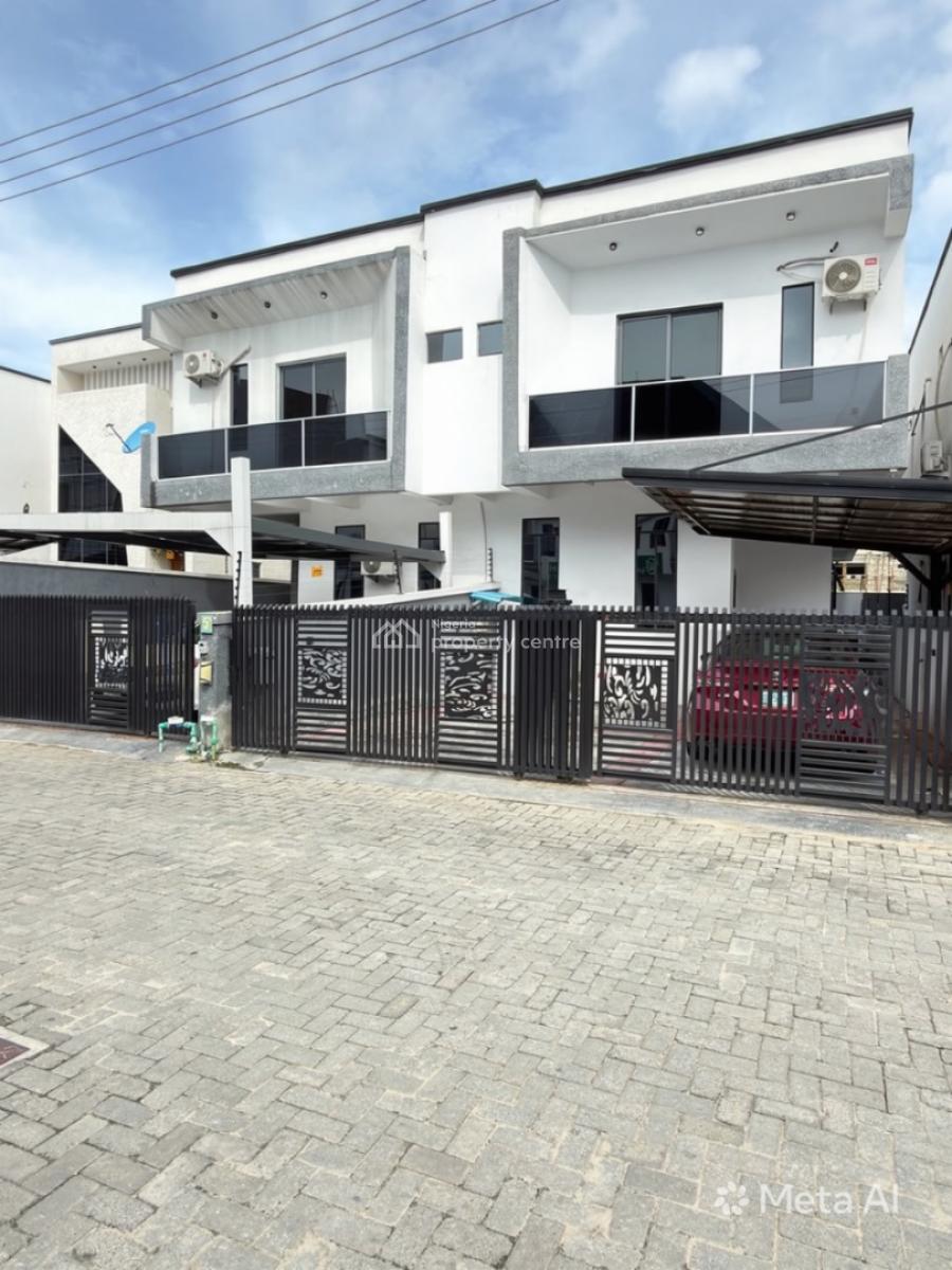 4 Bedroom Semi Detached Duplex, Chevron, Lekki, Lagos, Semi-detached Duplex for Rent