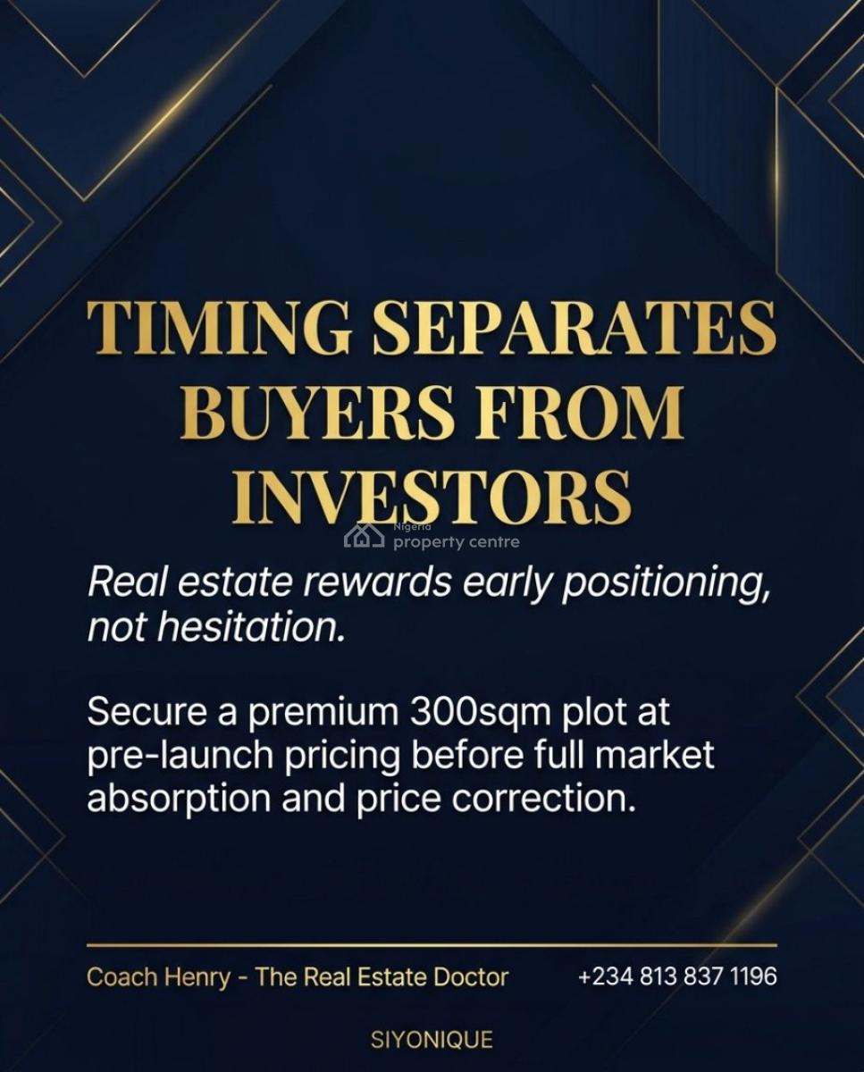 The Early Access Opportunity You Shouldnt Miss 100% Dry, Ogombo, Ajah, Lagos, Residential Land for Sale