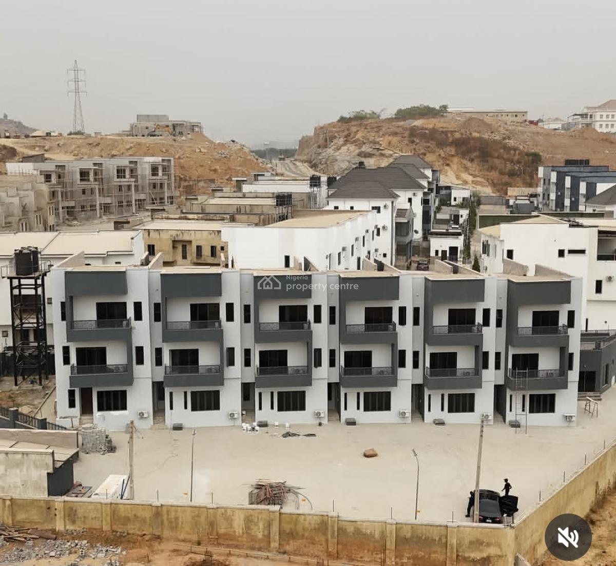 4 Bedrooms Terrace Duplex + Bq, Guzape District, Abuja, Terraced Duplex for Sale