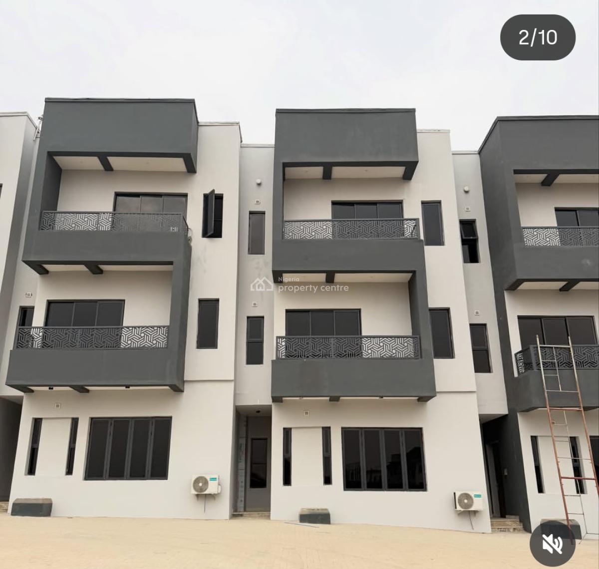 4 Bedrooms Terrace Duplex + Bq, Guzape District, Abuja, Terraced Duplex for Sale