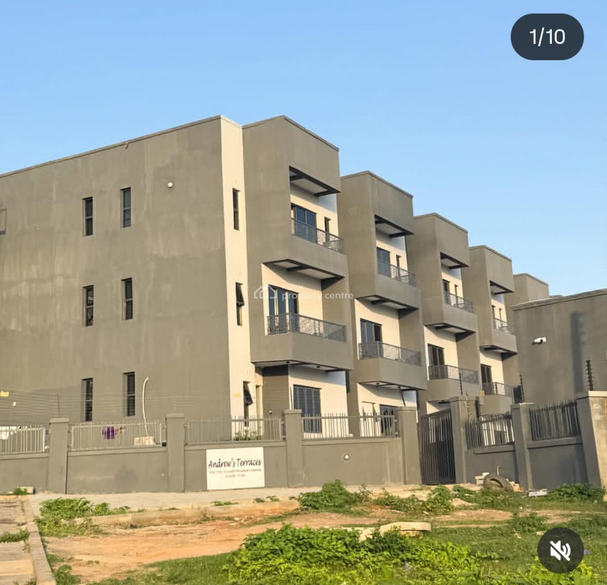 4 Bedrooms Terrace Duplex + Bq, Guzape District, Abuja, Terraced Duplex for Sale