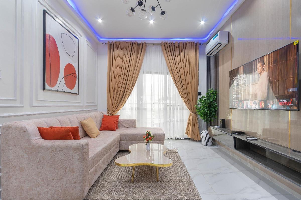 Sophisticated 2-bedroom Apartment with 3 Balconies and Top Amenities, Lekki Phase 1, Lekki, Lagos, Flat / Apartment Short Let
