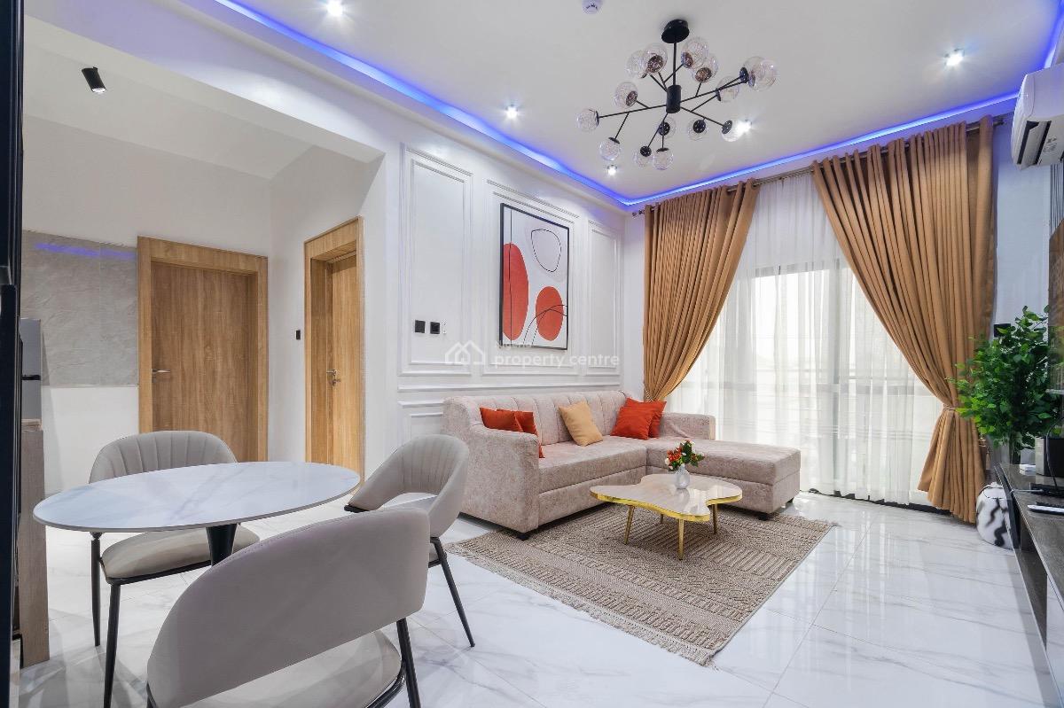 Sophisticated 2-bedroom Apartment with 3 Balconies and Top Amenities, Lekki Phase 1, Lekki, Lagos, Flat / Apartment Short Let